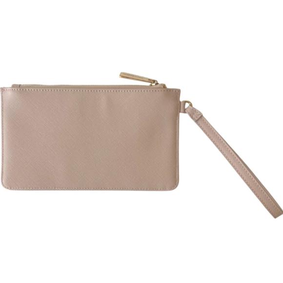 NEW HARPER JAMES women's maddie wristlet in blush - Picture 1 of 2
